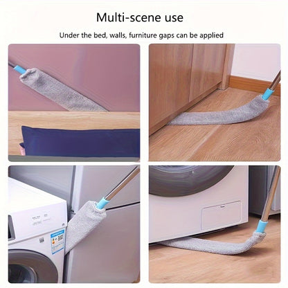 Cepillo para quitar el polvo extensible: cerdas suaves y lavables para limpiar muebles