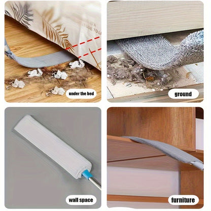 Cepillo para quitar el polvo extensible: cerdas suaves y lavables para limpiar muebles