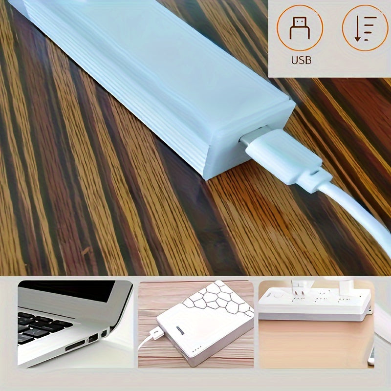 Luz LED inalámbrica con sensor de movimiento: recargable por USB y magnética